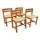 Set of 4 vintage Regain chairs