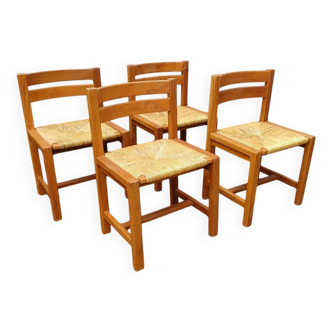 Serie de 4 chaises Regain vintage