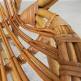 Rohe Noordwolde bamboo and rattan chair, 1950s