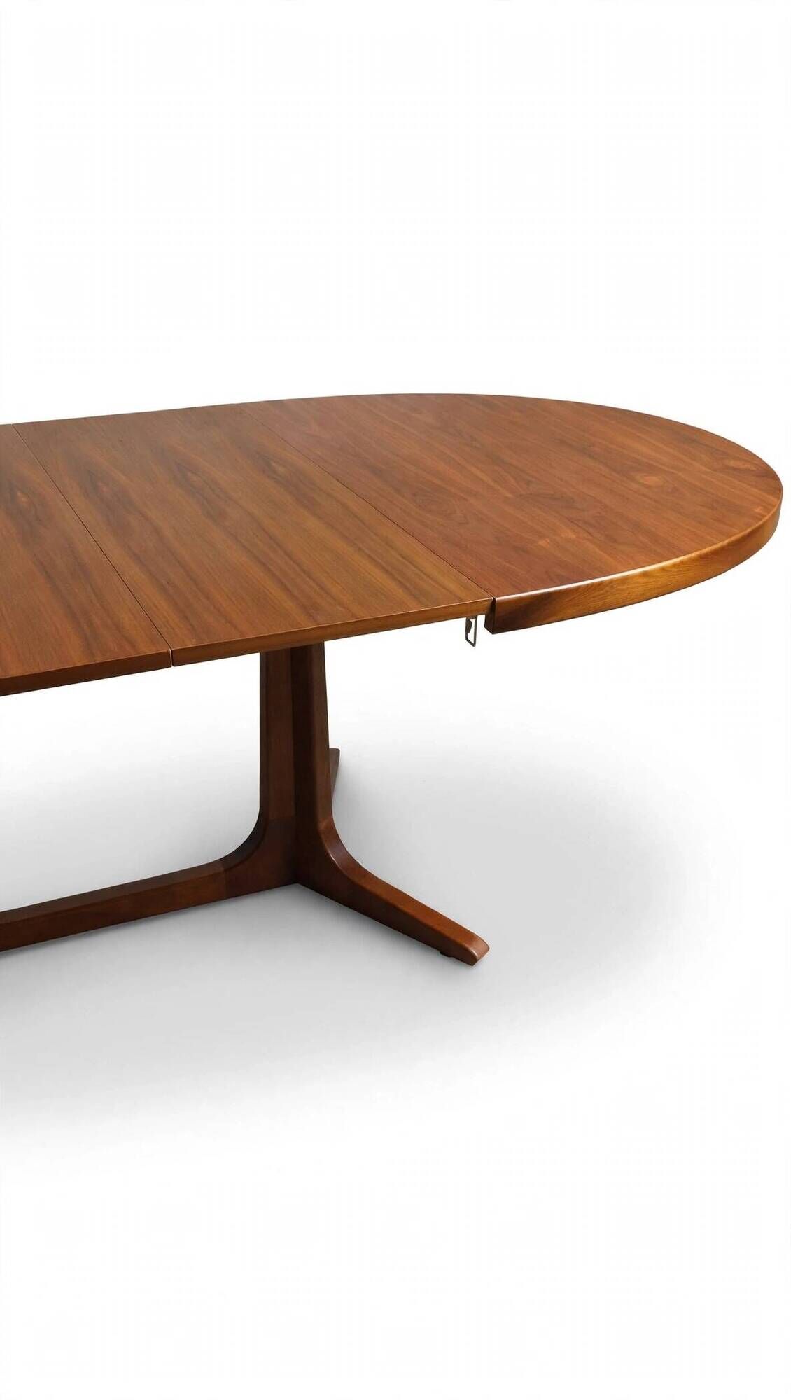 Table à manger ovale vintage 6 personnes, années 70s