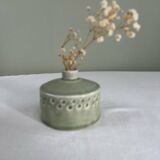 Celadon green artisanal vase