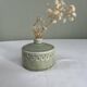 Vase artisanal vert céladon