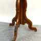 Gueridon tripode marquetée repliable style Louis XVI table d'appoint