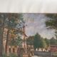 Painting on cardboard by Gustave Mouty (1870-1956) - Moulin de Giverny