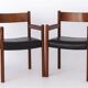 4 of 8 Vintage Armchairs, 1960s, Danish, Teak