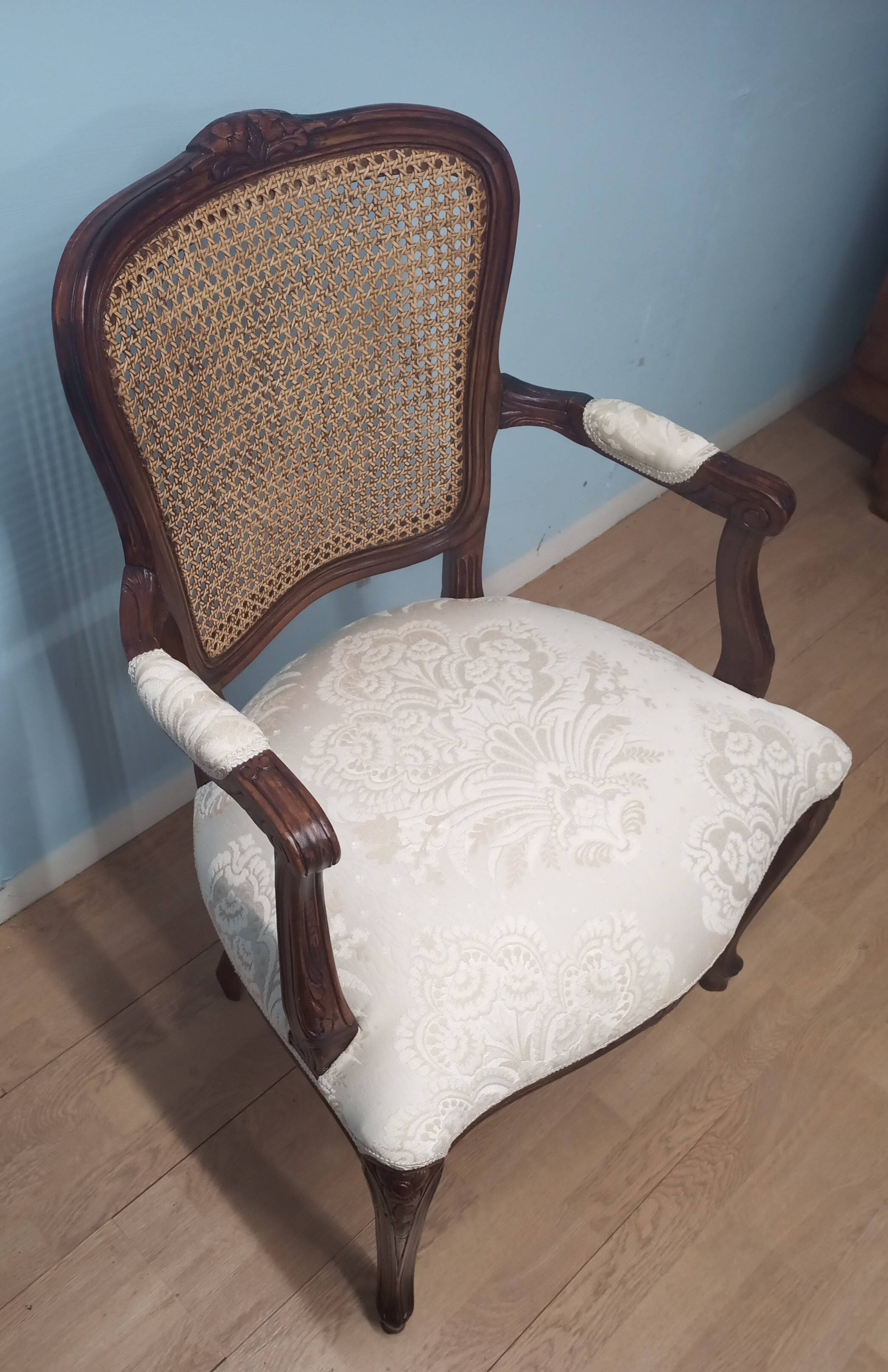 Fauteuil Style Louis XV Italien 1950