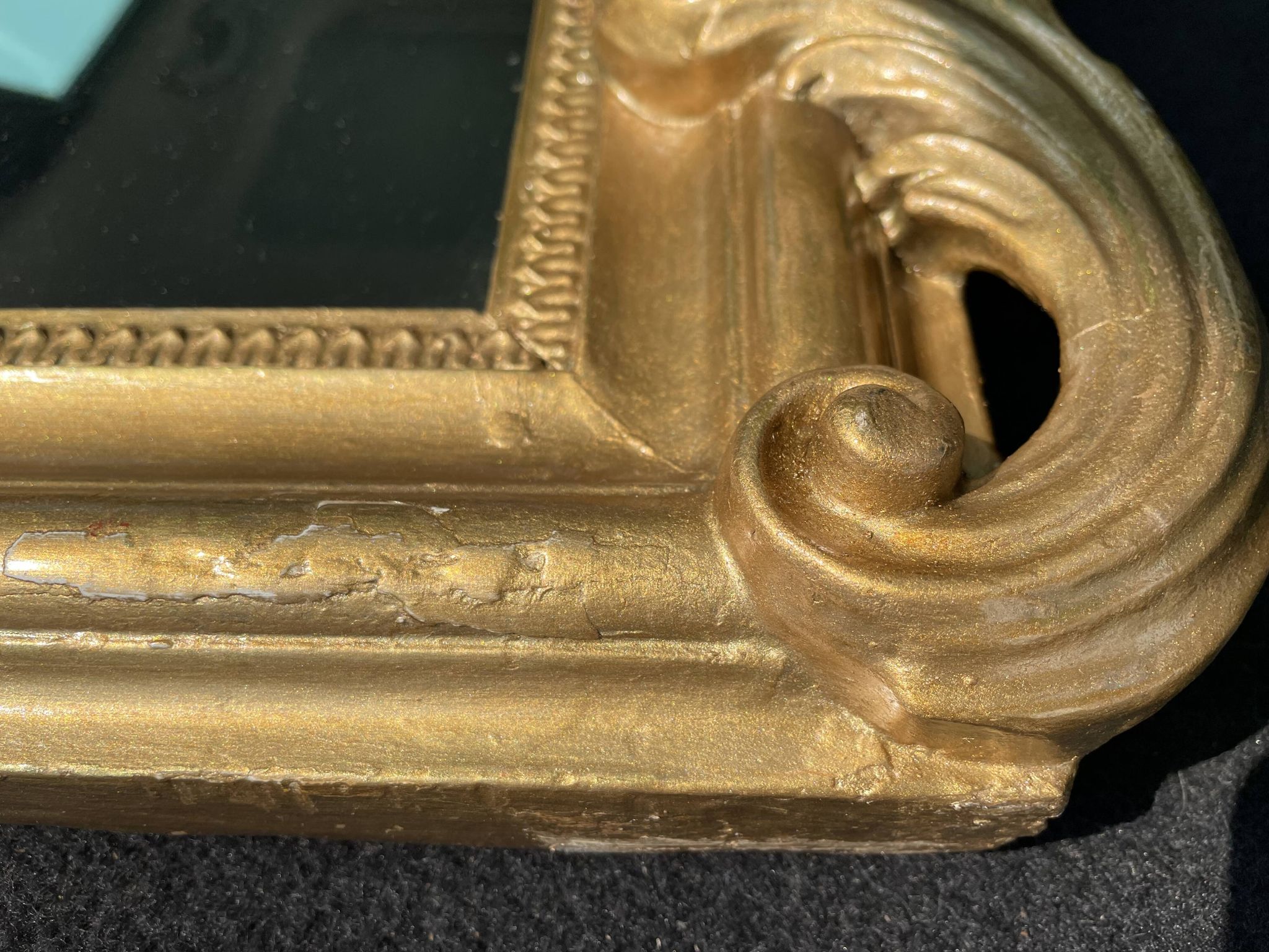 Napoleon III mirror with bird pediment 112 x 67