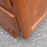 Art Deco chest of drawers in gilded oak