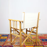 Vintage italian directors folding chair from calligaris