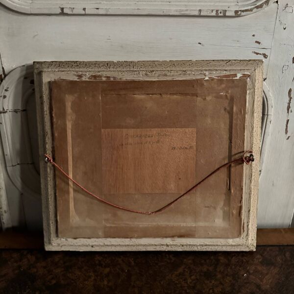 Huile sur panneau milieu XXe paysage breton Concarneau