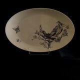 Dish signed Arsberg, "Le Buffon" after a Manufacture Royale de Sèvres model