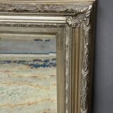 Miroir de fausset dans un beau cadre baguette