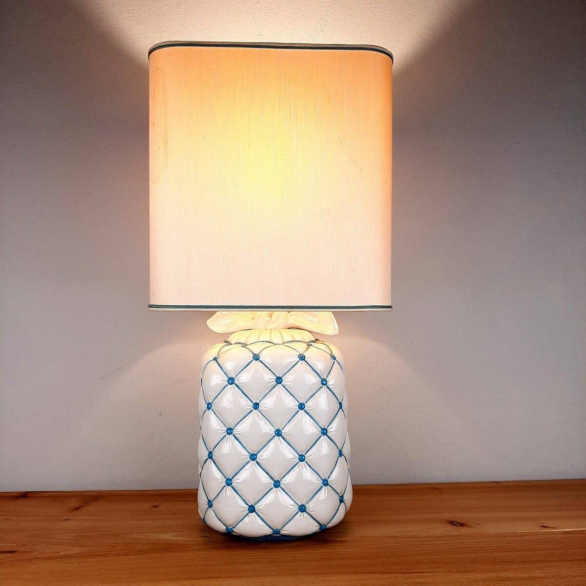 Vintage ceramic table lamp, Italy, 1960s