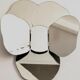 Removable wall mirror, circa 1970 68x76cm
