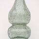 Vase soliflore vintage en verre soufflé et bullé