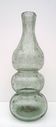 Vase, vintage soliflore in blown glass, bubbled
