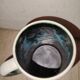 Vintage 1970s ceramic mug Alsace style Elchinger