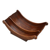 George III mahogany cheese coaster