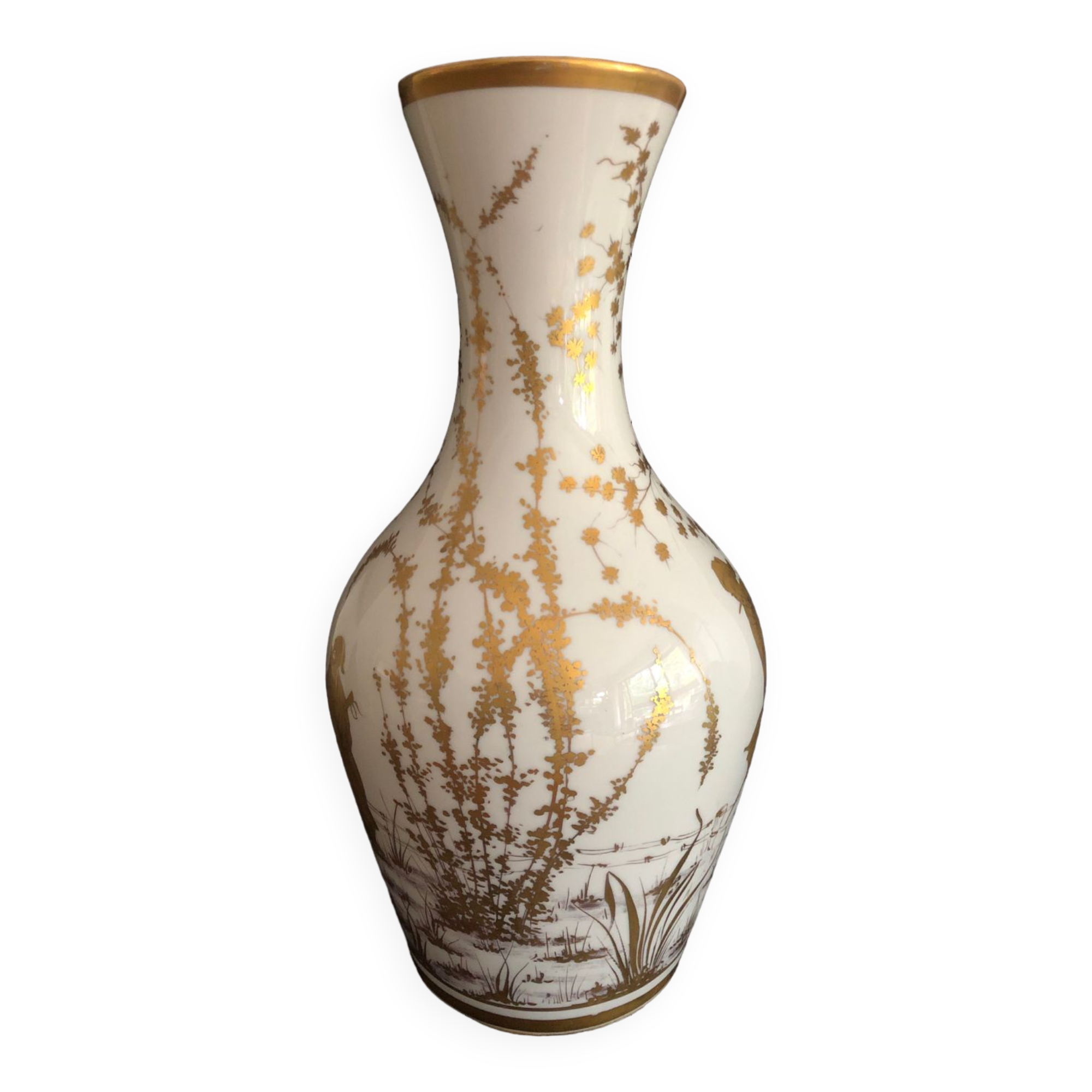 Vase with Asian decoration
