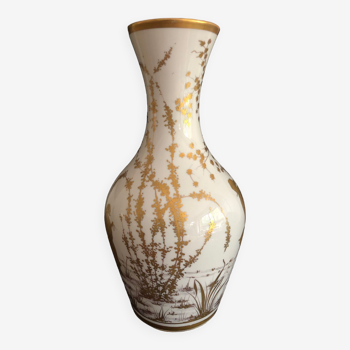 Vase à décor asiatique