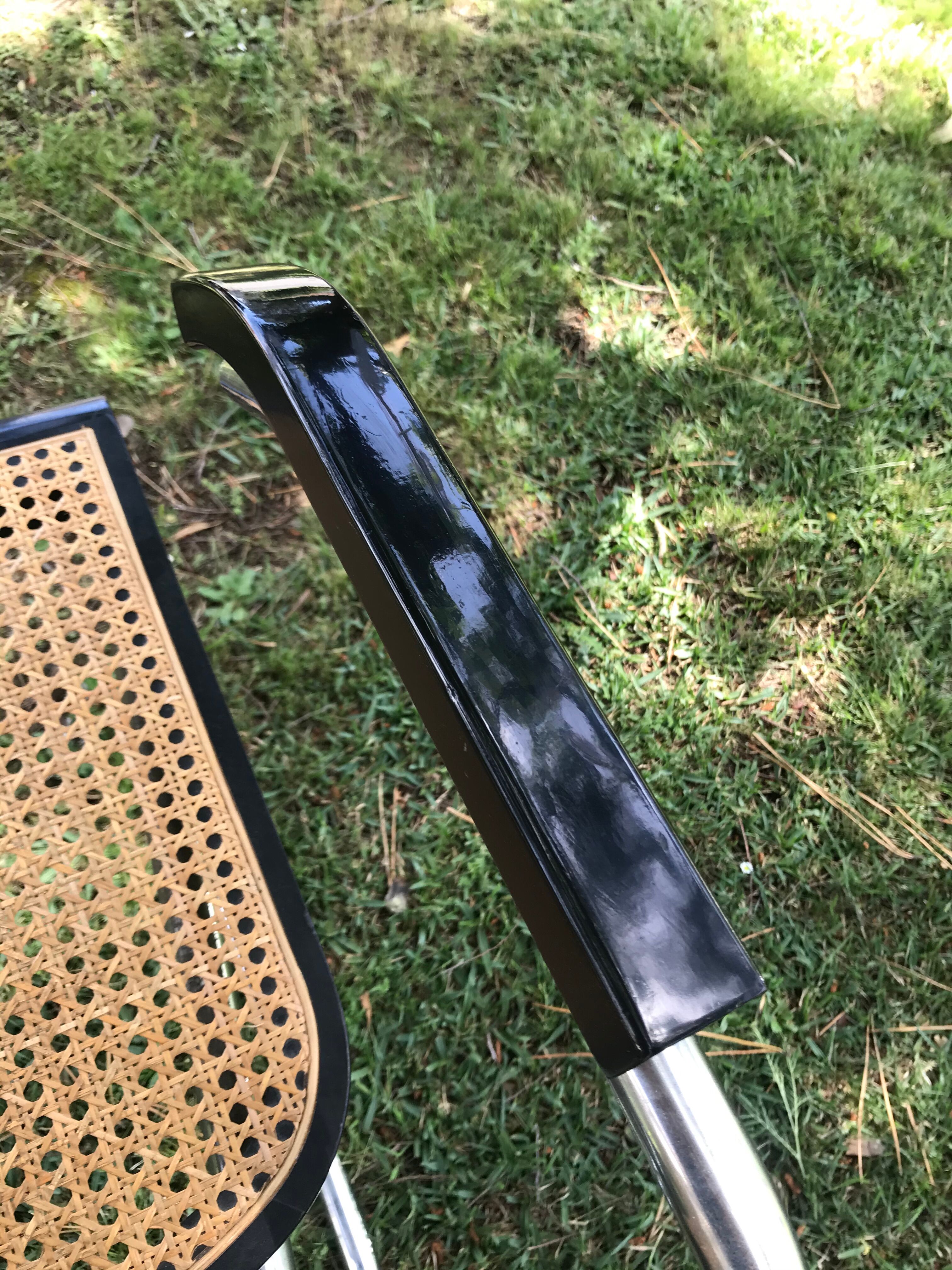 4 chairs B64 Cesca by Marcel Breuer