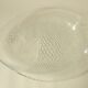 Vintage clear glass fish dish - retro tableware