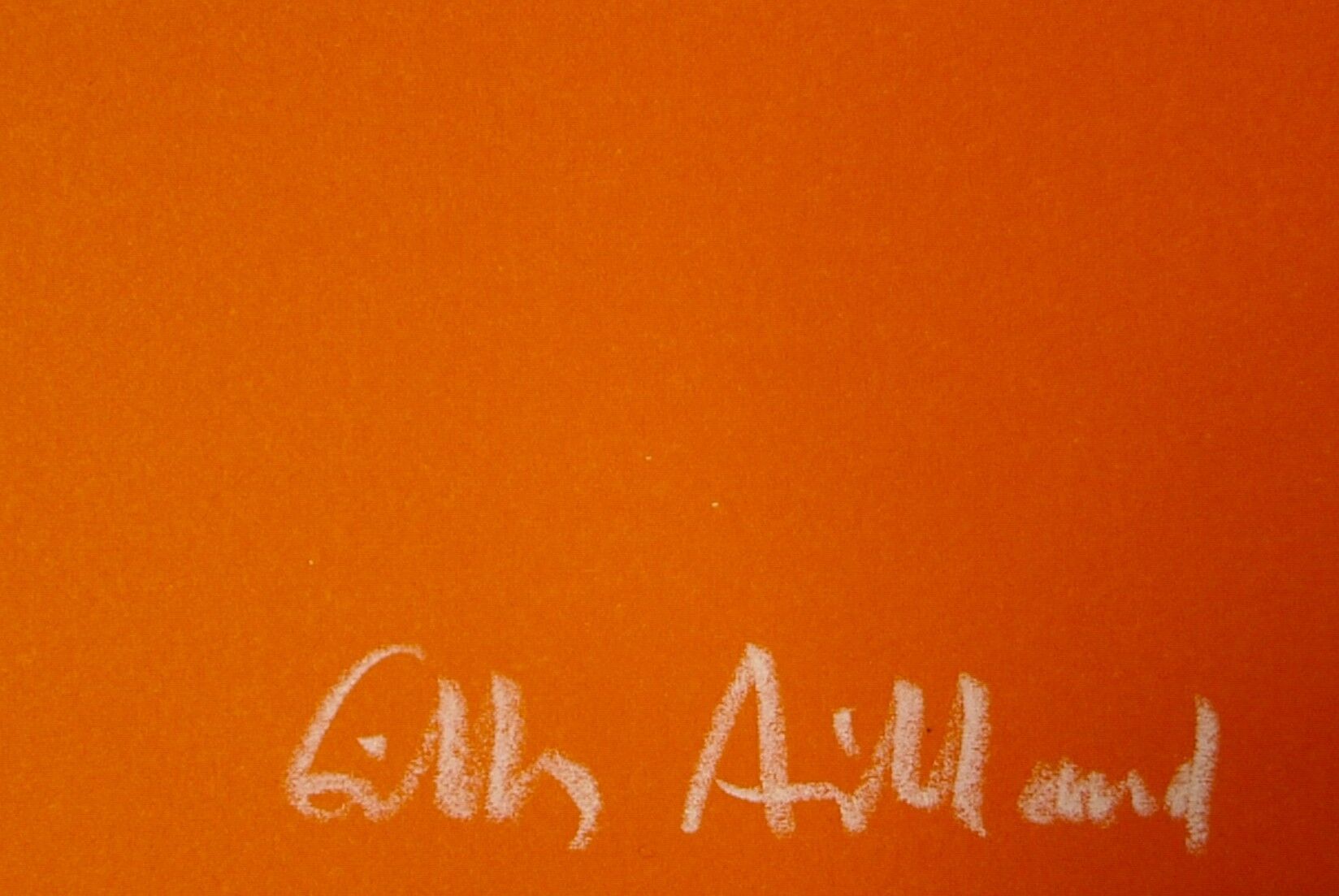 Original lithograph signed and numbered Gilles Aillaud, Roland-Garros, 1984.