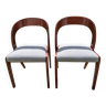 Pair of Baumann Gondola chairs