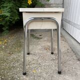 Old waxing chest stool