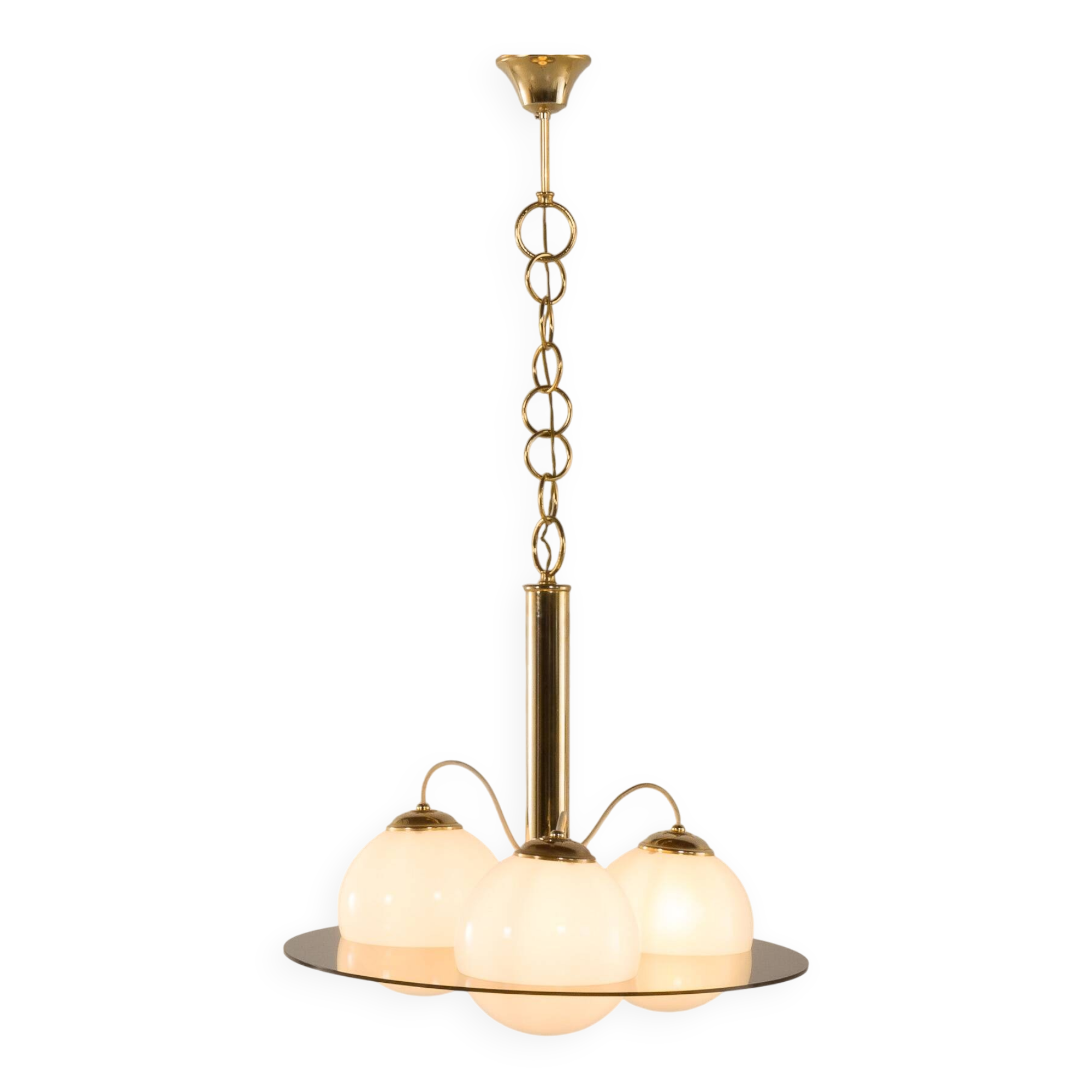 Italian Mid Century Chandelier in Romeo Rega Style, 1970s