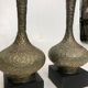 Pair Of Brass Oriental Style Table Lamps Mid Century 1960s Hollywood