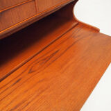 vintage danish teak chest of drawers bureau