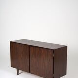Pair of Scandinavian rosewood sideboard Omann Jun 1960s