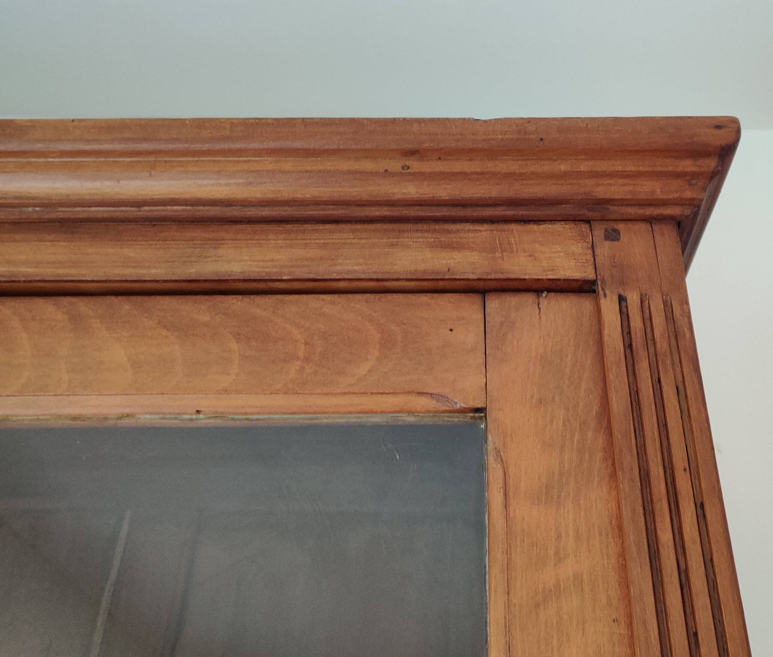 Country-style 2-part sideboard in light beech