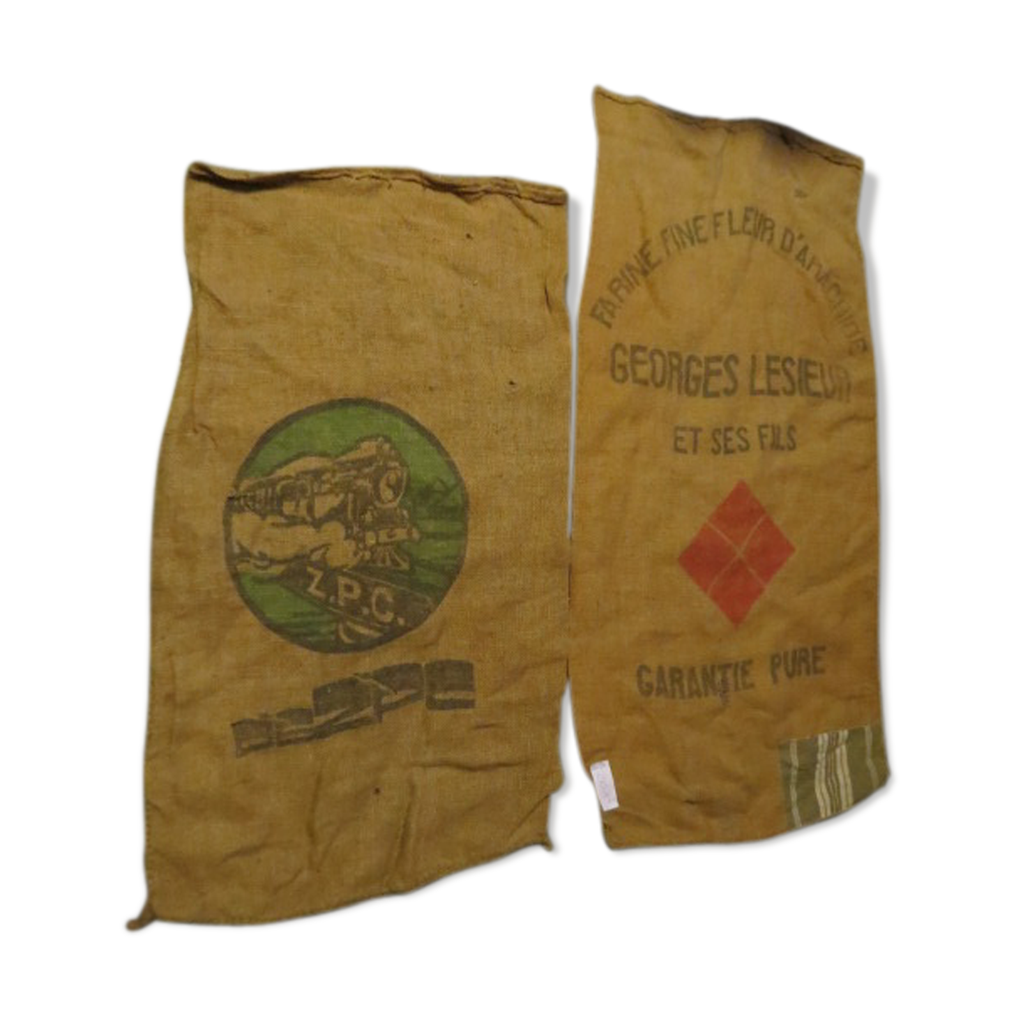 Jute bag - zpc train and lieur