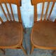 6 antique Fischel bistro chairs