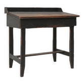 19th century Swedish desk in original black paint