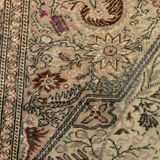 Brown & Cream Handmade Persian Rug, 196x260Cm