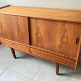 Enfilade vintage danoise en teck, années 60