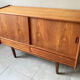 Danish vintage teak enfilade, 60s