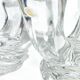 Par de candelabros de cristal. España, 1950s.