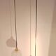 Two-light pendant in a cascade of cut crystal globe