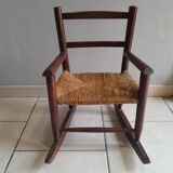 Vintage children's rocking chair from the 50s and 60s