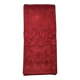 Old embroidered red table napkin L H