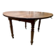 Round oak table with shutters