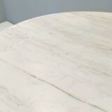Dining Table with a Portuguese Pink Marble Top in the style of Carlo De Car