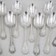 Christofle Marly, 10 silver-plated table spoons, 21 cm.
