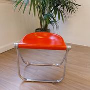 Tabouret vintage Pluff rouge – Anonima Castelli