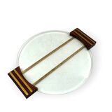 Plateau en verre art déco, France années 1930