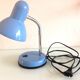 Blue metal desk lamp / vintage 70s-80s